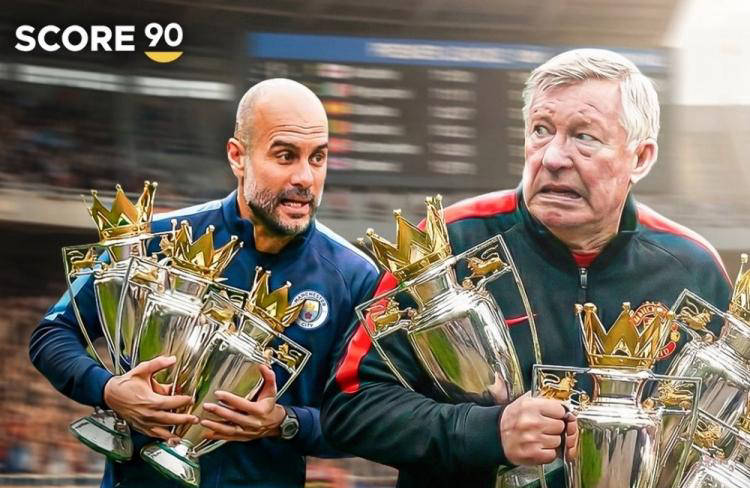 瓜迪奥拉紧随弗格森之后,欧洲五大联赛主帅联赛冠军数排行榜大揭秘